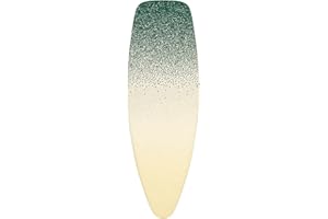 Brabantia - Ironing Board Cover D with 8 mm Foam Padding, Fairtrade Cotton, Durable and Easy Fit for Enhanced Ironing Performance – New Dawn, 135 x 45 cm