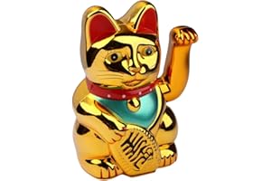 Schramm® Fala kot złoty meneki neko fala kot chiński szczęśliwy kot szczęśliwy kot kot