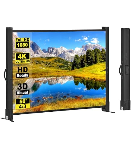 Schermo Proiettore Reflecta 125x125cm - Crystal-Line Con Treppiedi