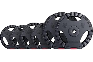 Gorilla Sports® Disques Poids - 1,25/2,5/5/10/15/20kg, Set 2/27,5/30kg, Ø 30/31mm, Fonte, Argent/Noir - Ensemble Plaques d'Haltères, Musculation, Fitness, Gym