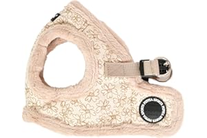 Puppia Arnés para Perros pequeños y medianos - HEPATICA Harness B - Ajustable y cómodo, Beige