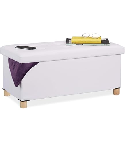 Panca Pieghevole INTIRILIFE - 76x38x38 Cm - Con Vano Portaoggetti - Foto 12