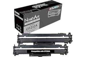 NoahArk Compatible pour 32A CF232A Unités de Tambour Remplacement pour Laserjet Pro M118dw M203d M203dn M203dw M220 MFP M227fdn M227fdw M148fdw M148dw M148fdw, 23000 Pages (2 Paquets)
