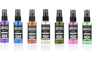Barber Marmara No.1-7 Eau de Cologne Gift Set Turkish Barber 7 x 50ml | Mini Turkish Barbershop Aftershave Sprays with Fresh Woody Citrus Scents. Long Lasting Travel Size Fragrances.