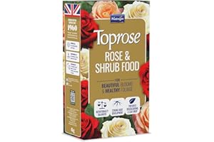 AMK® Phostrogen Toprose Rose and Shrub Feed 1kg Fertiliser Food for Stronger Healthier Plants Flowers Promotes Growth Blooms Granular