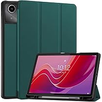 Custodia Per Lenovo Tab M11 Con Portapenna - Copertura Magnetica, Supporto Regolabile, Nero - Foto 11