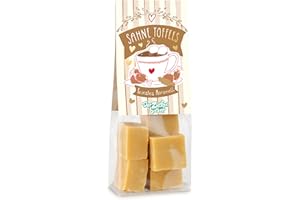 ‎DER ZUCKERBÄCKER Sahne Toffees, Naschbeutel mit 60 Gramm einzeln verpackten Sahne-Karamell-Bonbons, extrasoft und super lecker, ideal zum Kaffeeklatsch und Sonntagskaffee