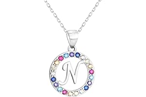 SOFIA MILANI - Naszyjnik Damski Srebro 925 - Z Cyrkoniami - Zawieszka z Litera A