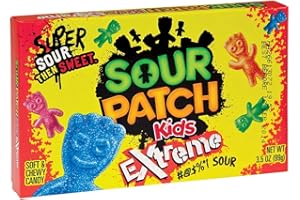 Sour Patch Kids Extreme Sour Soft & Chewy Candy 3.5OZ(99g)