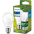 Philips Ultra Efficient - Ultra Energy Saving Lights, LED Light Source, 100W, A60, E27, Cool White 4000 Kelvin, Frosted