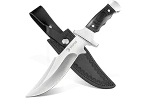 NedFoss TIGER cuchillo supervivencia, cuchillo bushcraft,cuchillo de caza,cuchillo camping,Hoja fija afilada para exteriores, full tang, acampada supervivencia