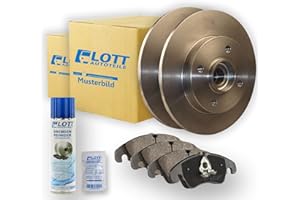 LOTT-AUTOTEILE Bremsscheiben Scheibenbremse Ø290mm + Bremsbeläge Klötze vorne Vorderachse + 500ml Bremsenreniger