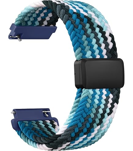 Magnetisches Sport Armband Für Garmin Forerunner 245/55/255 Music – Atmungsaktives Silikon, Wasserdicht, Verstellbar, Mehrfarbig