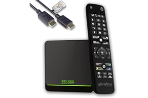 GloriaForce RTX Duo 4K UHD Android 11.0 TV Box 4GB RAM,64 GB Flash, 1 GBps LAN, 5G WLAN, App Force II, S905X4 Quad core ARM Cortex A55, ARM G31 GPU, BT Fernbedienung, HTS e-com HDMI