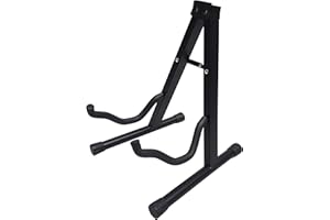 MSA. UNIVERSAL GITARRENSTÄNDER FÜR AKUSTIK- KONZERTGITARRE ELEKTROGITARRE E-BASS - STATIV - A-Form - SCHWARZ