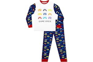 Harry Bear Piżamy Dla Chłopców | Piżamy Gamingowe | Zestawy Piżam Z Długim Rękawem Dla Chłopców