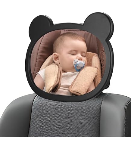 Miroir De Surveillance Bébé Pour Voiture – Fixation à L'appui-tête, Sécurité Pour Les Jeunes Parents - 7