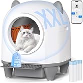 Devoko Large Self-Cleaning Cat Litter, 90 L Large Capacity Automatic Litter | with Pedana and Mat, Anti-Odor, Stool Drawer 8.