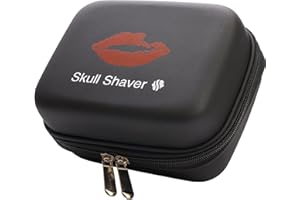 Skull Shaver Travel Case for Butterfly and Pitbull Series Shavers, Black