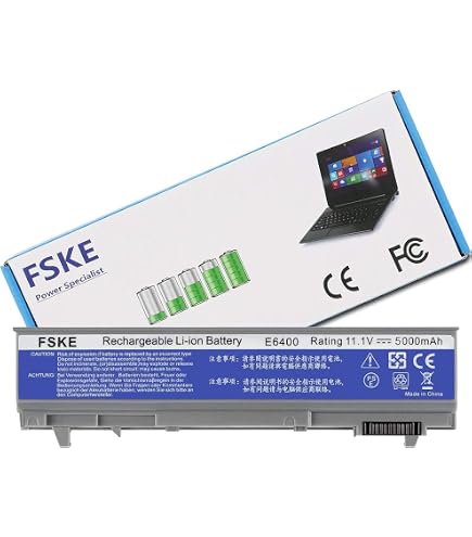 Batterie 7800mAh Pour Dell Latitude E6500 E6410 Precision M2400 M4400 - 9 Cellules - 11.1V