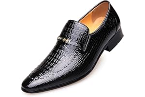 Yanfoam Herren Klassische Mokassins Business Freizeitschuhe Flache Slipper Komfort Atmungsaktiver Schuhe