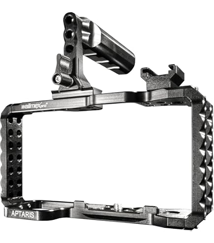 Cage Caméra Hersmay Pour Fujifilm X-T5 - Aluminium, Trous 1/4" Et 3/8" - Stabilisateur Vidéo
