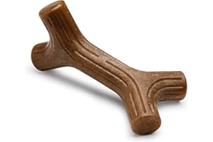 Benebone Jouet à mâcher Indestructible pour Chiens agressifs, Durable et résistant, véritable saveur Bacon, pour Chiens de Taille Moyenne, fabriqué aux États-Unis.