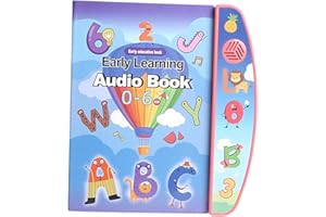 predolo Libro parlante per l'apprendimento dell'inglese, audiolibro per l'apprendimento precoce, attività parlante in età prescolare per Bambini, Rosa