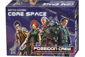Battle Systems BSGCSE006 Core Space - Poseidon Crew - Jeu Miniature Sci FI - Plateau de Jeu de Guerre Multi-Niveaux - Wargaming 40K Universe