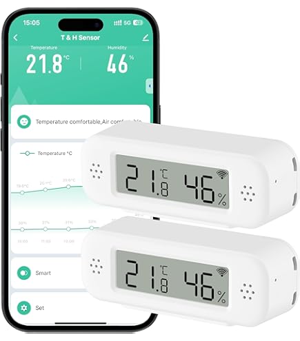 Sensore WiFi Temperatura E Umidità Comboss - Con Sonda Esterna, Per Frigoriferi, Terrari - Foto 4