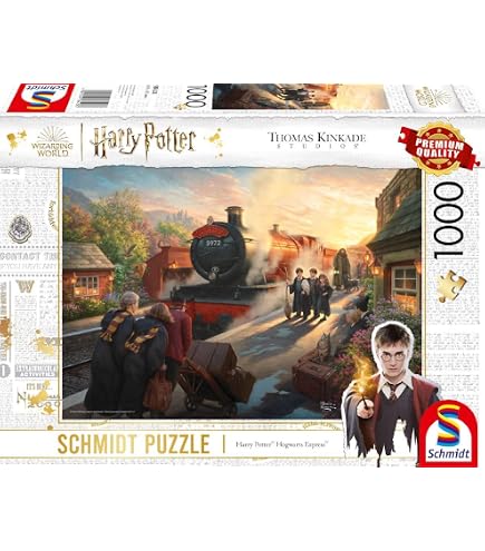 Clementoni Puzzle De 1000 Piezas – Harry Potter, Rompecabezas Para Adultos De 70x50 Cm, Hecho En Italia Con Materiales Reciclados