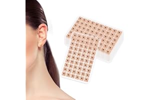 Rosenice 600 Stück Ohrsamen Akupunktur, Einweg Ohrsamen Akupunkturpflaster, Ear Seeds, Akupressur-Set, Lindert Stress und Muskelverspannungen, für Sportler Büroangestellte (10 Blätter)