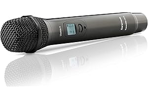 Saramonic UwMic9 HU9 - Microfono a mano senza fili (compatibile con ricevitore RX-9)