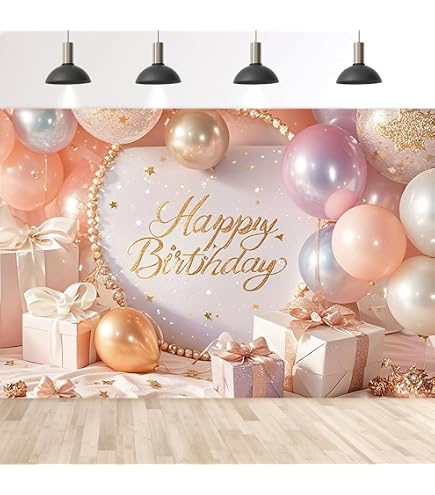 Happy 17th Birthday Banner – 150x90 Cm, Vinyl, Mit Glitzer, Für Mädchengeburtstag