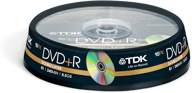 DVD+R Double Couche HP - 10 Disques En Cake Box