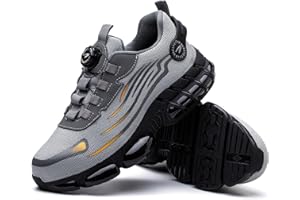 FOGOIN Teckrs Chaussures de Sécurité Hommes S3, Baskets de Securite Femme, Chaussures de Travail Respirantes et Anti-Pénétration
