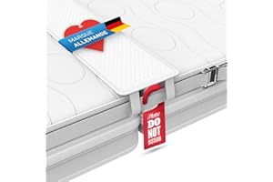 FLIPLINE Mostek miłości do materacy All-IN-ONE zestaw premium [200 x 18 cm] dla rodzin i par z pokrowcem odpornym na pęknięcia, paskiem mocującym i torbą transportową – klin do materacy wypełniacz szczelin