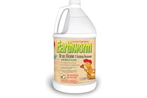 Earthworm Drain Cleaner - Drain Deodorizer - Natural and Family-Safe - 64 fl oz by Earthworm