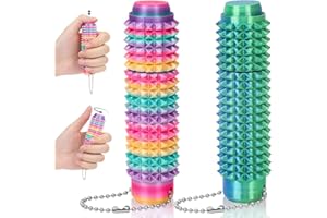 XIAPIA Fidget Toys Erwachsene Little Ouchie 2 Stück, Fidget Spinner Spiky Grippie Sensorik Spielzeug Anti Stress Pain Fidget, ADHS Hiflsmittel Stressabbau Autismus Spielzeug Entspannung Geschenk