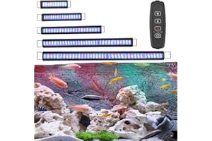 EINFEBEN Éclairage d'aquarium LED, éclairage LED d'aquarium RGB pour plantes aquatiques de 75 à 95 cm et aquariums d'eau douce, dimmable