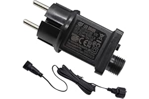 AIROADS 31 V3,6 W Power Supply mit Verlängerungskabel IP44 - Trafo für Niedervolt LED Adapter for Christmas Lights, Fairy Lights