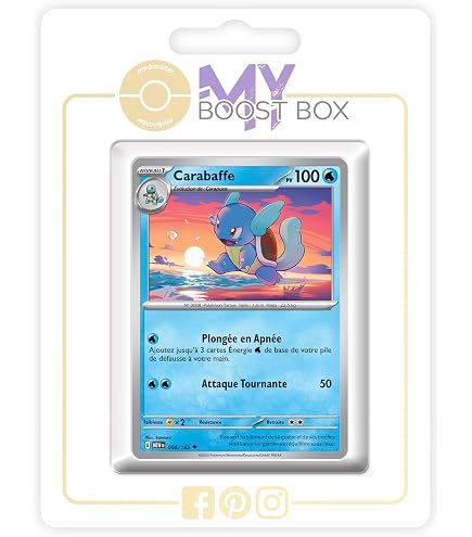 Tortank Ex 9/165 - Ultraboost X Écarlate Et Violet 3.5-151 Coffret 10 Cartes Pokémon Françaises