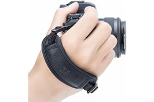 JJC Camera Hand Wrist Grip Strap with Thinner Lanyard for Canon EOS R50 V R50V R100 R10 R6 R5 R6 Mark II for Fujifilm X Half GFX 100 II Coolpix P1100 for Panasonic Lumix S1II S1IIE S1RII FZ80D S5IIX S9
