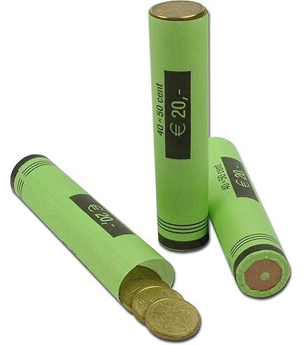 Effektivo 10109 Paper Coin Tubes Set - View #3