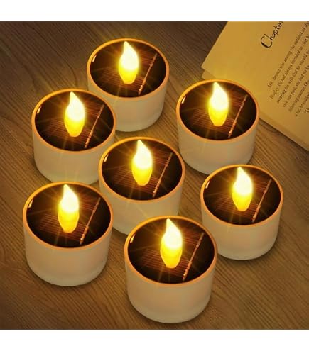 Candele LED a batteria tremolanti, confezione da 6
