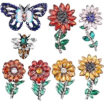 Produktbild von GORGECRAFT 10 Stück 5 Stile Bienen Pailletten Strass Perlen Patches Handgemachte Insekten Aufnähen Kristall Perle Patch Kleidung Stickerei Applikation Für Kleidung Schuhe Handtasche Dekorative DIY