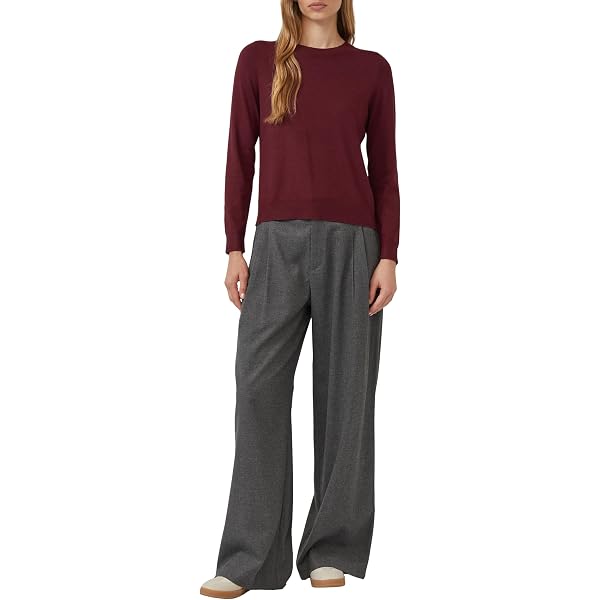 S.Oliver 10.3.11.17.170.2040666 – Maglione Donna In Cotone, Scollo A V, Maniche Lunghe, Vestibilità Normale, Grigio Melange - 2