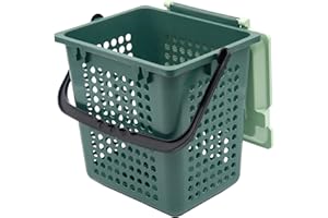 bioMat Airbox Bidone per il Umido con Coperchio, per Sacchi fino a 10l, Secchio Ventilato per Umido, Made In Germany