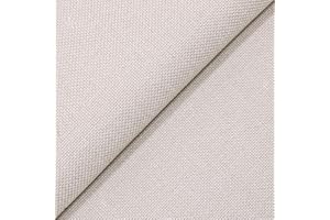 DESHOME Sirma 5 metri - Tessuto al Metro Idrorepellente per divani cuscini sedie letti copriletto stoffa h 140 resistente (Avorio chiaro)