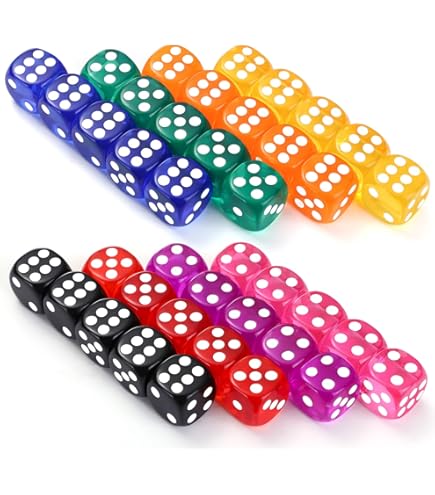 Beaupretty 10 Stück Cartoon Würfel - Bärenpfoten Muster Harz Würfel Für Spiele